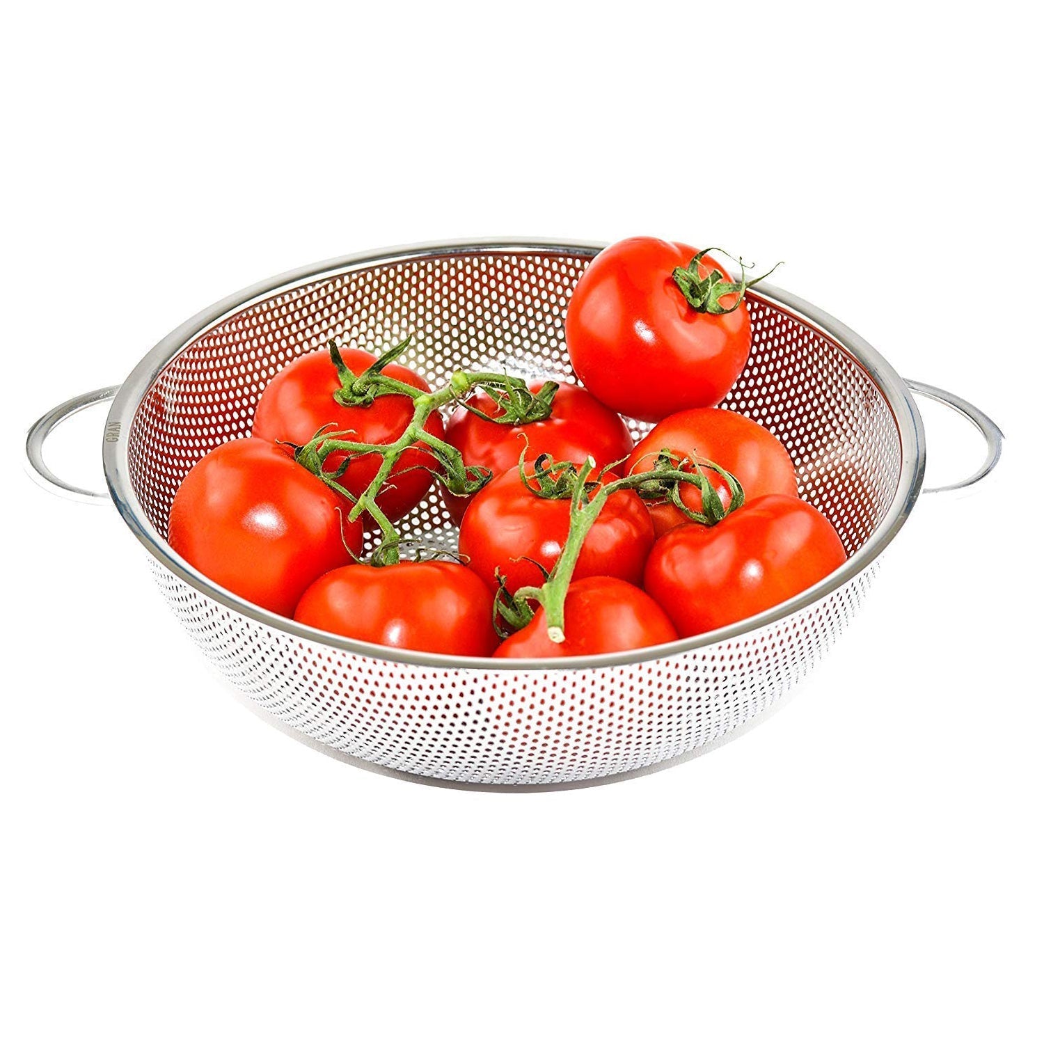 5754 Stainless Steel Colander with Handle, Large Metal Mesh Basket Strainer for Pasta, Spaghetti, Berry, Veggies, Fruits, Kitchen Food Colander, Dishwasher Safe (1 pc / 25.5 cm) 5754 Stainless Steel Colander with Handle, Large Metal Mesh Basket Strainer for Pasta, Spaghetti, Berry, Veggies, Fruits, Kitchen Food Colander, Dishwasher Safe (1 pc / 25.5 cm)